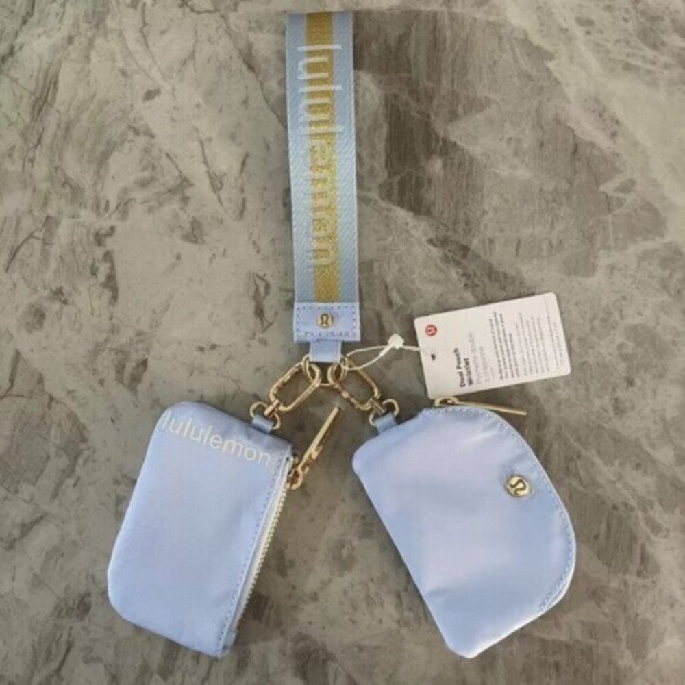 Brand new with tags Lululemon dual pouch keychain